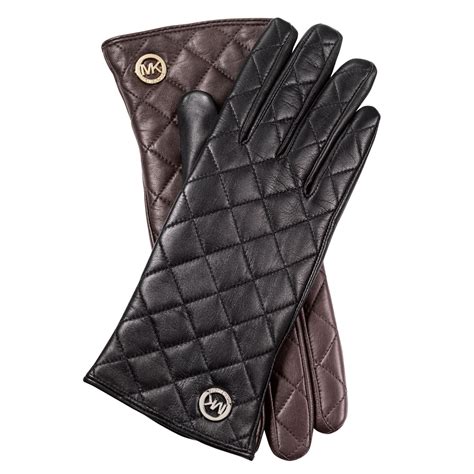 michael kors grey gloves|Michael Kors women's leather gloves.